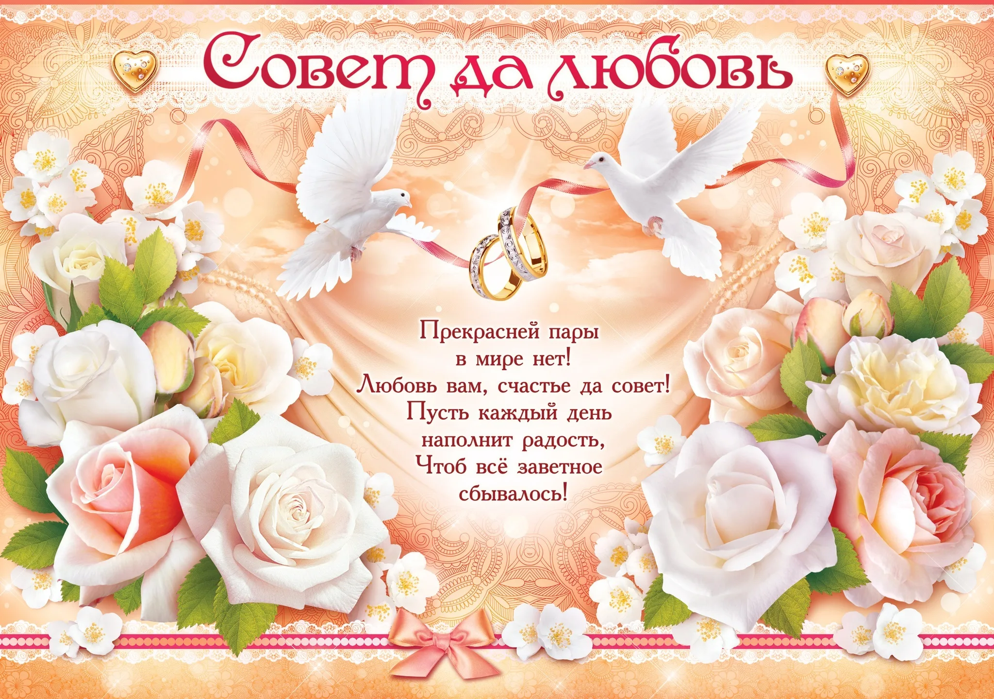 короткие поздравления на свадьбу от родителей